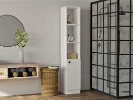 Hanah Home Trend White Armario de Baño Escandinavo
